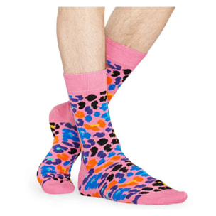 Calcetines multi leopard _x000D_
diseño leopardo morado