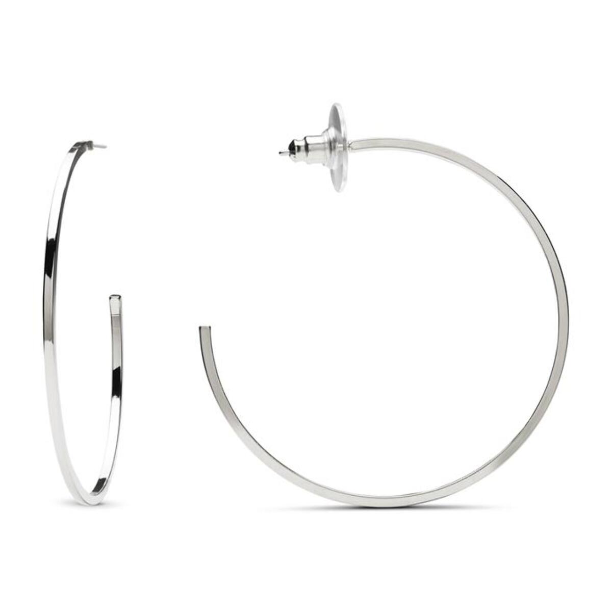 Pendientes Lux by Lux acabados en Rodio