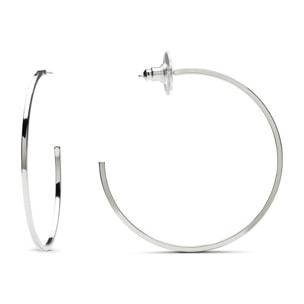 Pendientes Lux by Lux acabados en Rodio