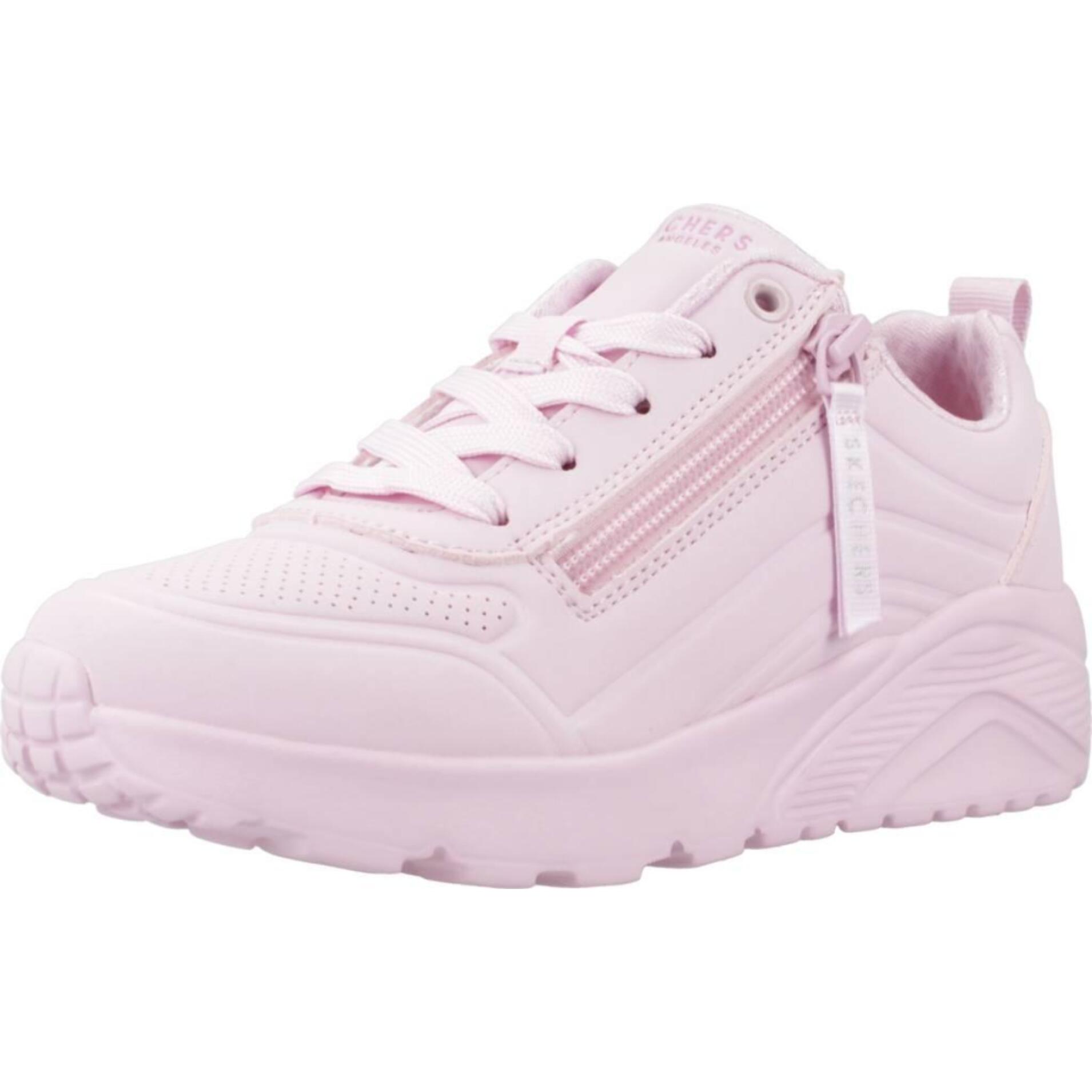 Zapatillas Niña Uno Lite - Easy Zip Rosa