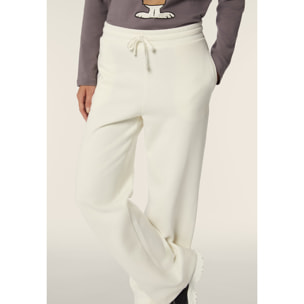 Pantalone da donna con gamba ampia in felpa