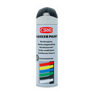 Peinture aérosol de marquage provisoire - Traceur de chantier - Noir extérieur - 650/500mL - KF SICERON - 11673