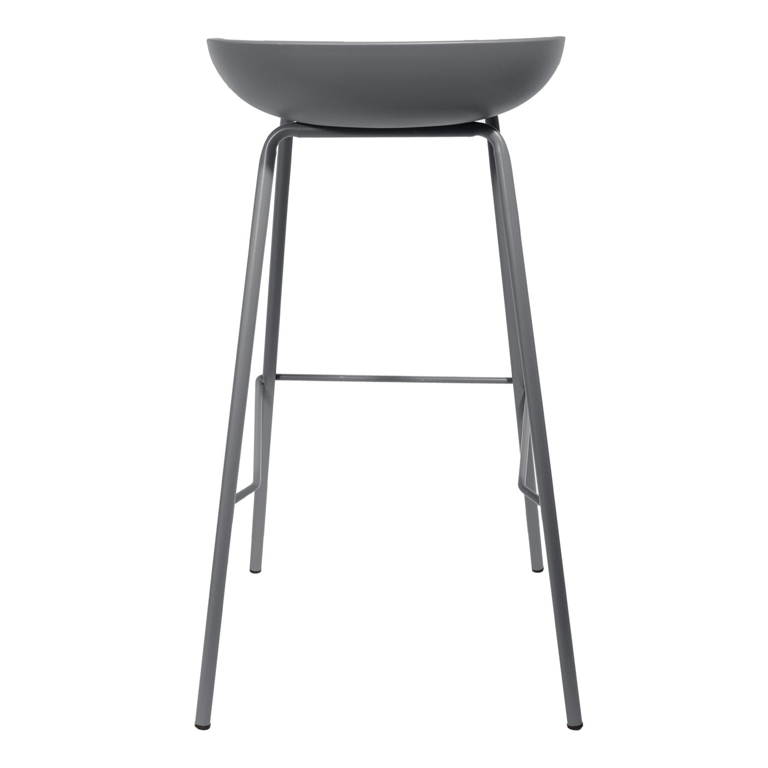 Tabouret De Bar Hella Gris - Lot De 2