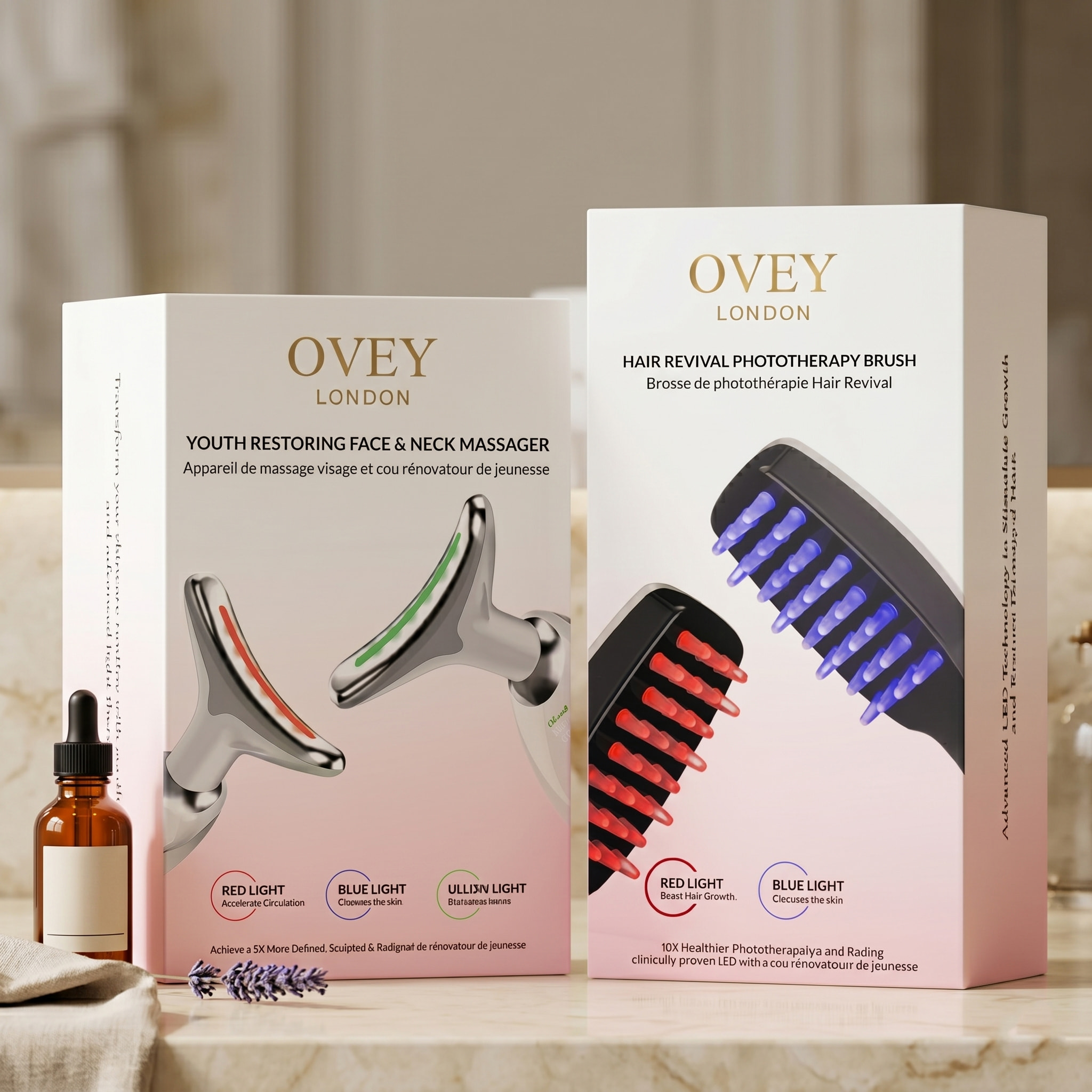 Kit de terapia antienvejecimiento para rostro y cabello