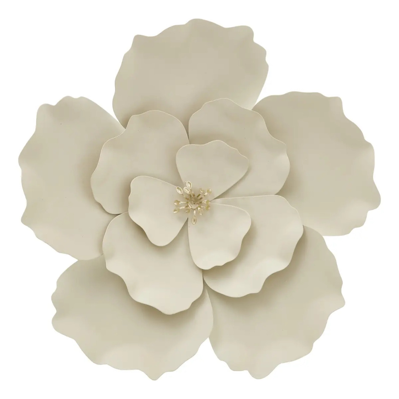 Décoration murale Flok 29x29cm beige