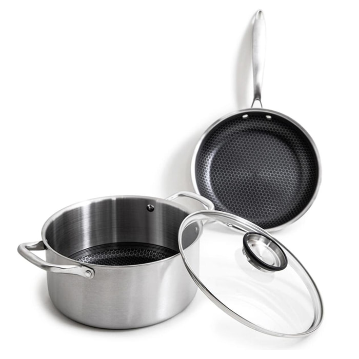 Set de 3 pièces triplex - "Black Cube"