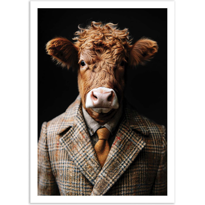 Affiche - Cow Wild Suits - Philippe Hugonnard