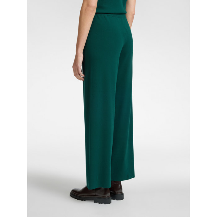 Elena Mirò - Pantalones de tricot - Verde