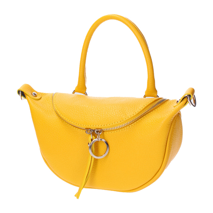 Borsa a mano Mae da donna In Vera pelle Made in Italy 26x13x8 cm