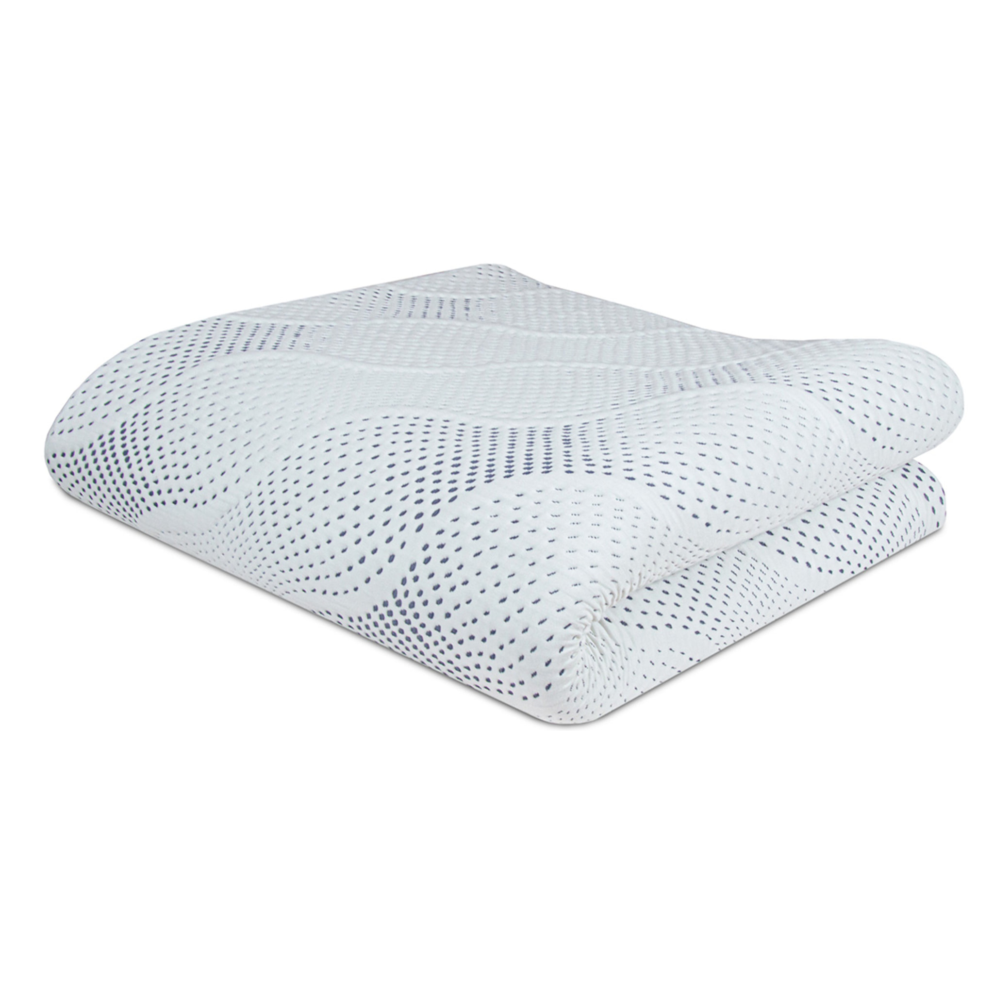 Surmatelas ViscoTouch, 5 cm, Mémoire de Forme et Gel Rafraîchissant, Très Bonne Indépendance de Couchage, Fabrication Française