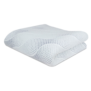 Surmatelas ViscoTouch, 5 cm, Mémoire de Forme et Gel Rafraîchissant, Très Bonne Indépendance de Couchage, Fabrication Française