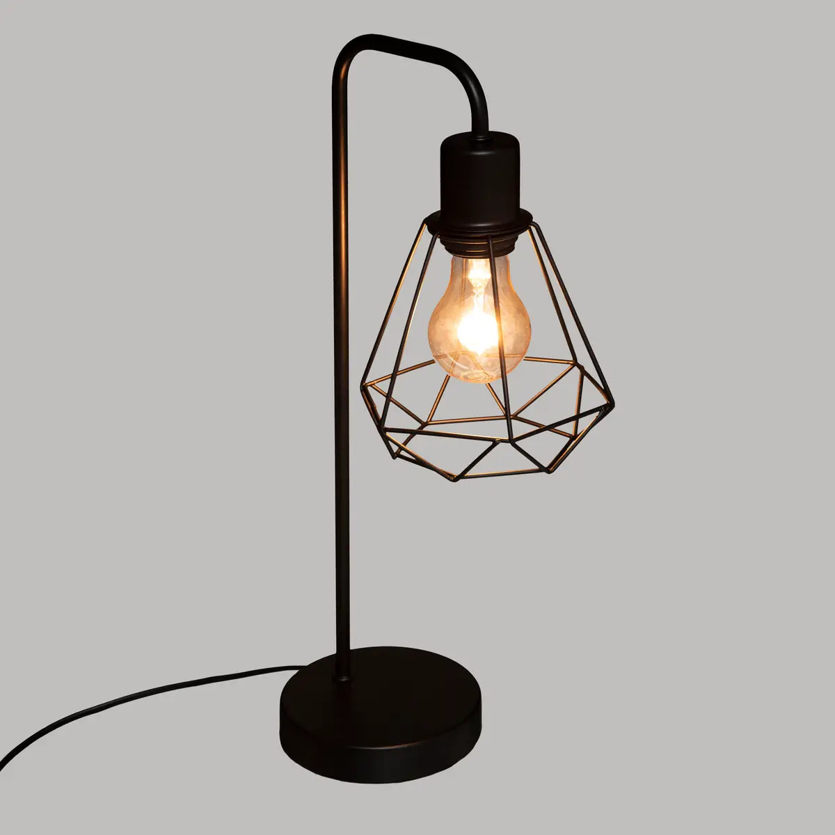 Lampe "Flave" métal noir H46cm