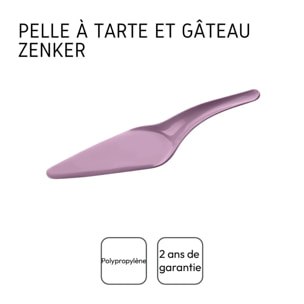 Pelle à tarte rose 23 cm Zenker Sweet Sensation