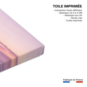 Tableau coucher de soleil sur la mer Toile imprimée