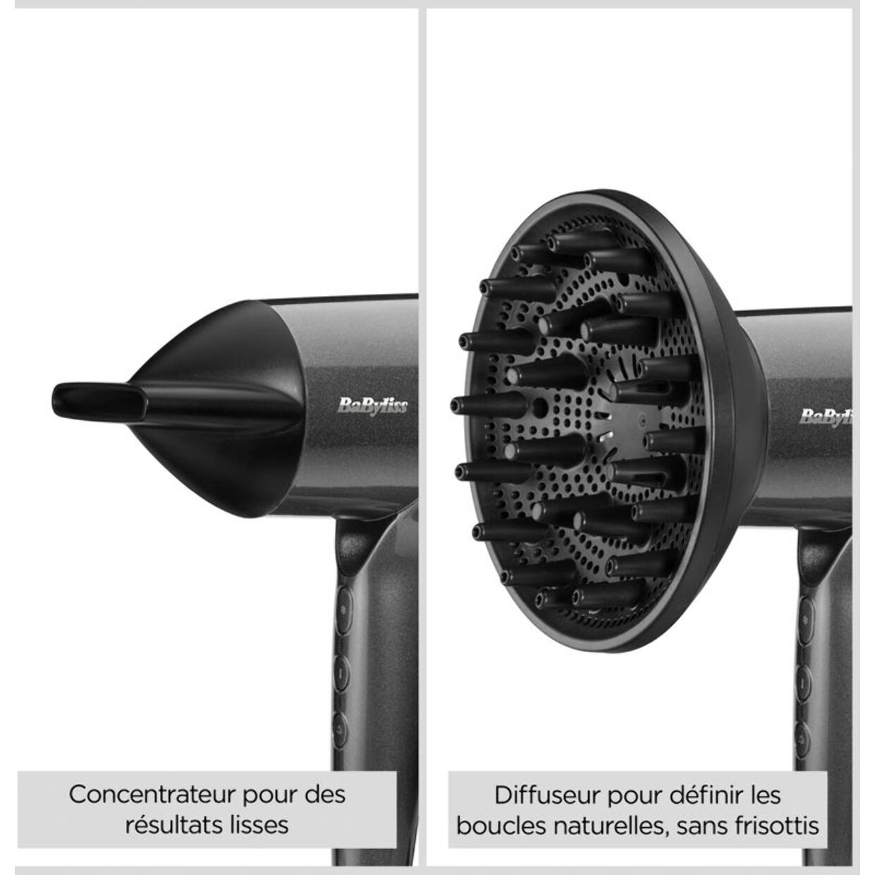 Sèche cheveux professionnel BABYLISS Titanium Shine 1600 D6200DE