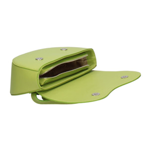 Marsupio da donna in vera pelle - Modello False - Made in Italy - 25.0 x 15.0 x 9.0 cm