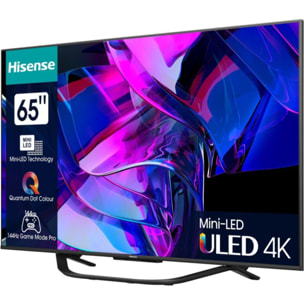 TV QLED HISENSE MiniLED 65U7KQ 2023