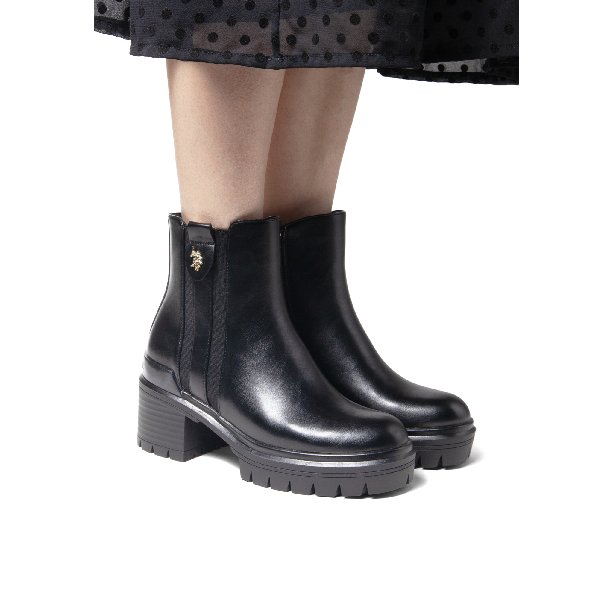 U.S. Polo Assn. - Stivaletti HALEY008WDY1 in sintetico per donna