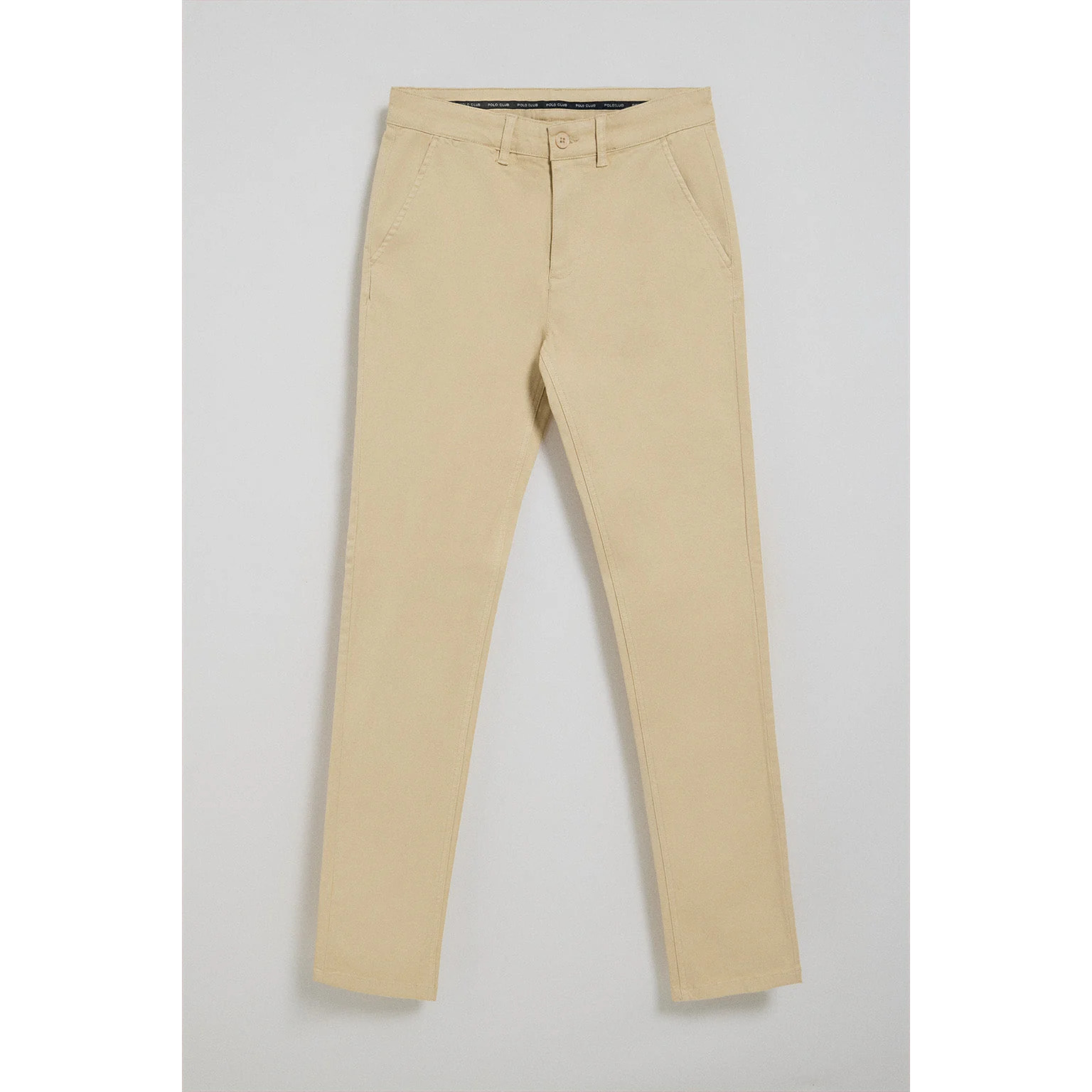 Pantaloni chino slim Moore avorio