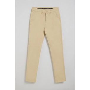 Pantaloni chino slim Moore avorio