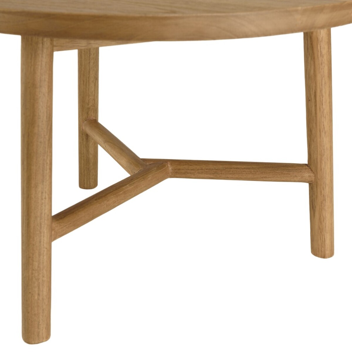 AMY - Table d'appoint ronde en bois de mindi D60cm