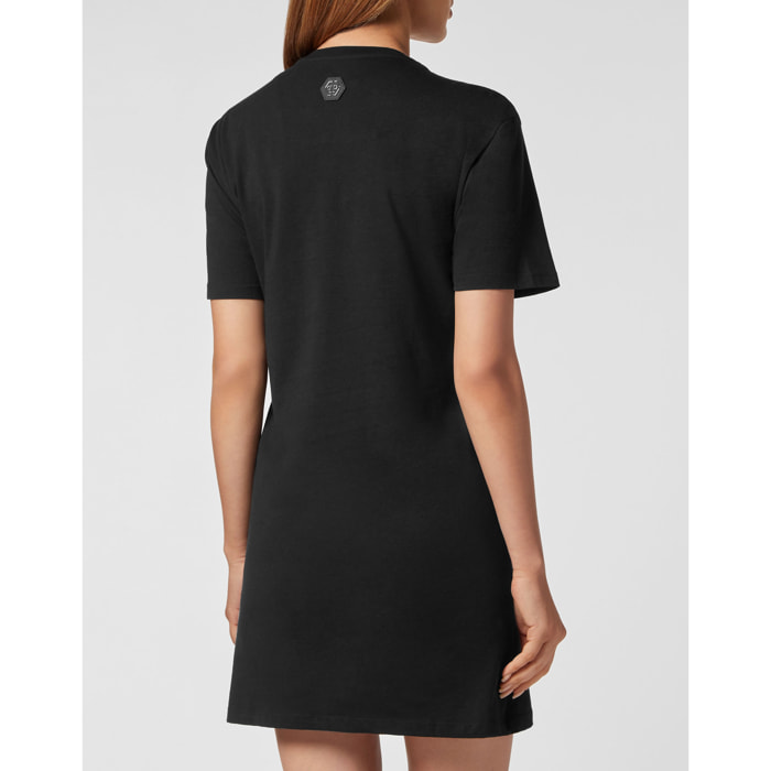 PHILIPP PLEIN T-Shirt Dress Short TATTOO