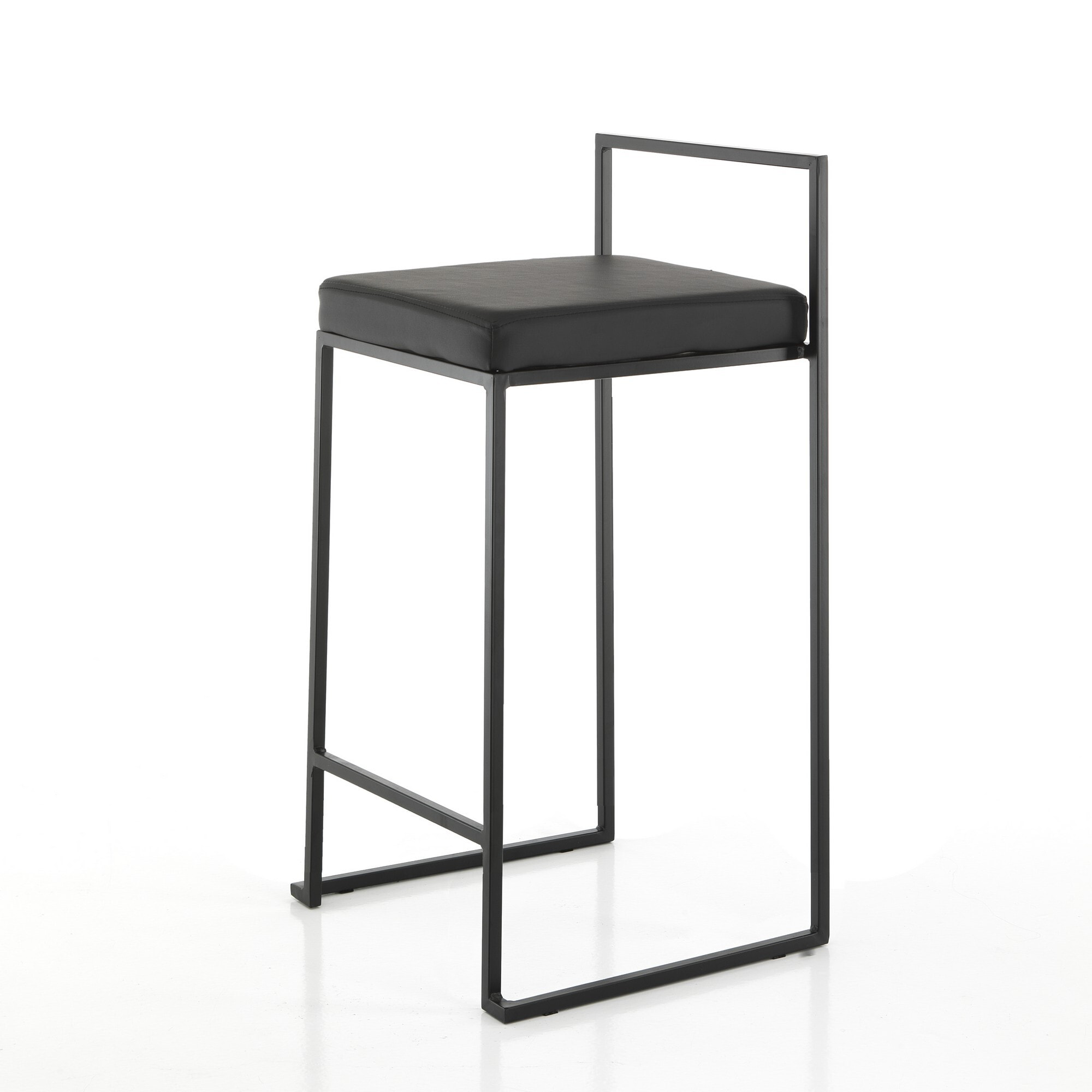 ORESTELUCHETTA Set 2 Sgabelli DALE BLACK HOME
