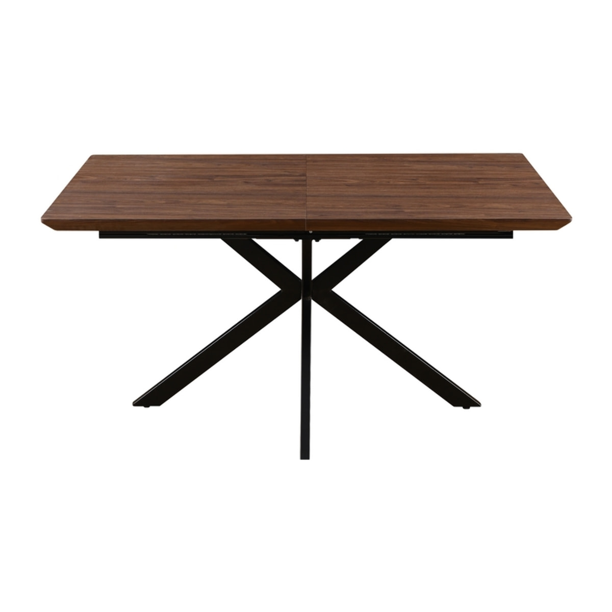 Tavolo da pranzo estendibile 150-190 cm con top effetto noce - Gabry