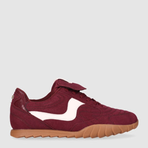 Deportivos de Tejido - Vino - Tacón: Bajo