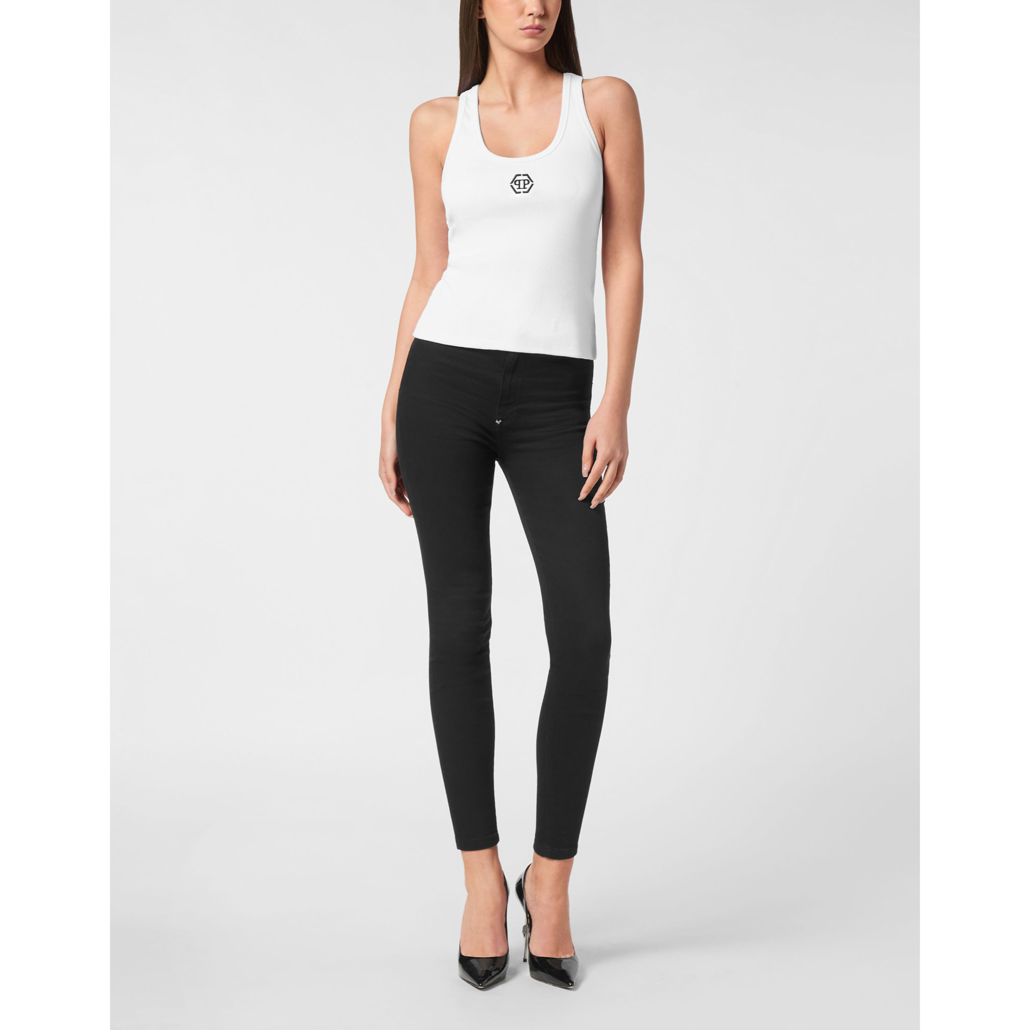 PHILIPP PLEIN Camiseta de tirantes HEXAGON