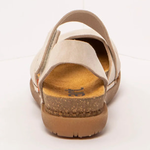 Sandalias 1712S SILK SUEDE CREAM/ RHODES color Cream