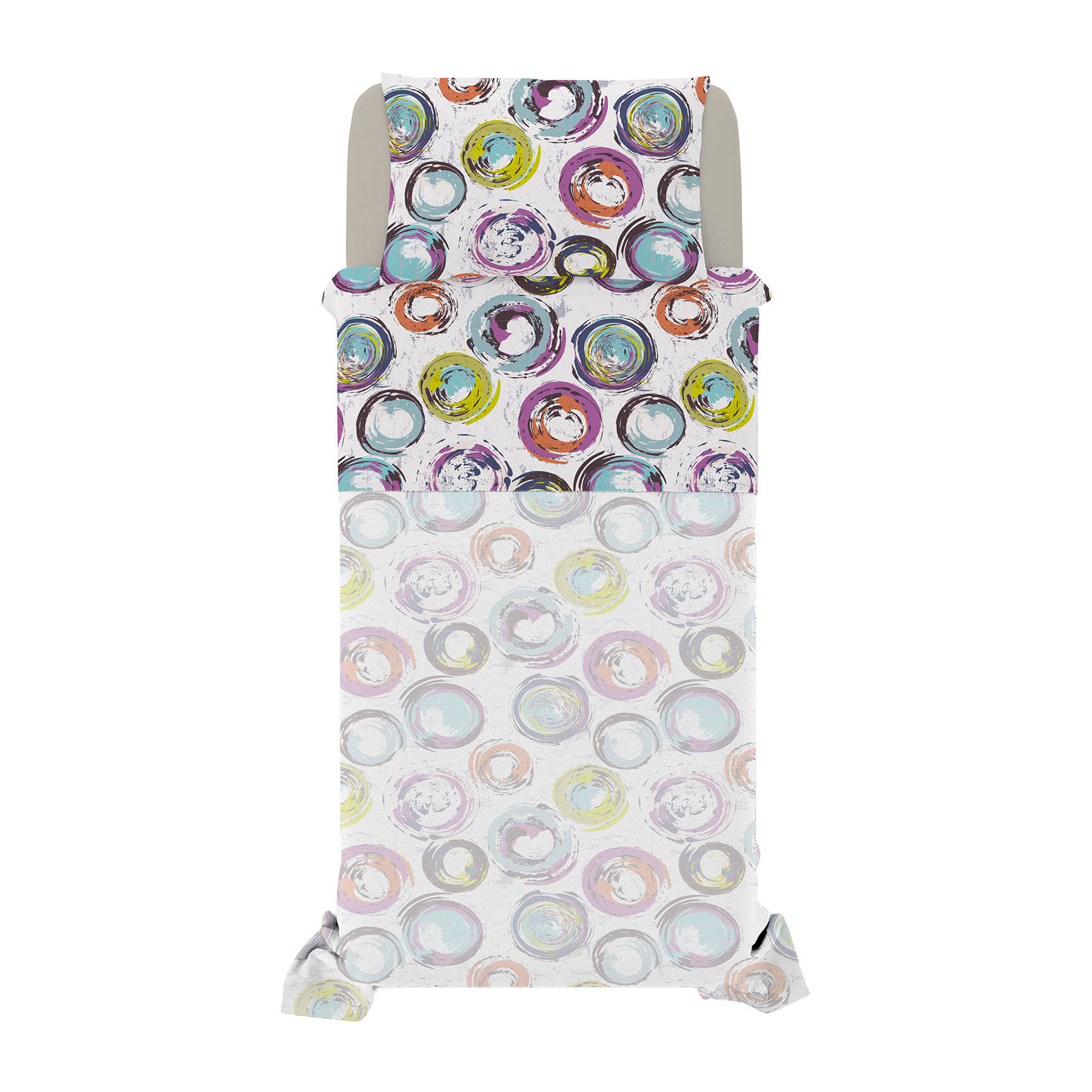 COMPLETO LETTO FANTASY SINGOLO - 100% MICROFIBRA