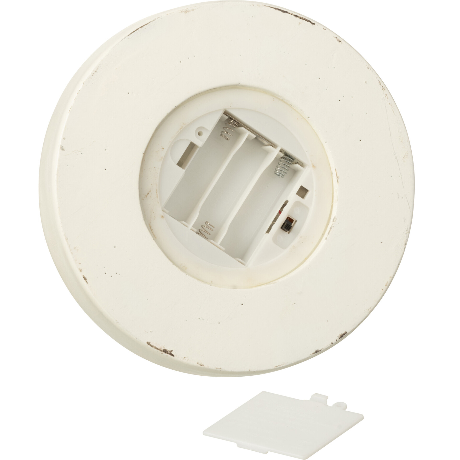 J-Line décoration Cloche Casse-Noisette  + Arbre + Cadeaux - polyrésine - blanc/rose