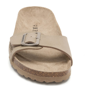 SANDALIA BABUNKERS MARRON
