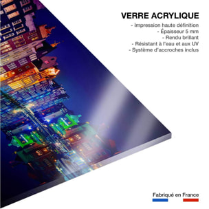 Tableau ville Fenêtre d'Amsterdam Tableau plexiglas