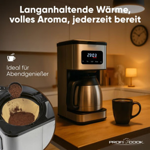 Machine à café 1,2L 900W Acier inoxydable Proficook PC-KA1300-Inox