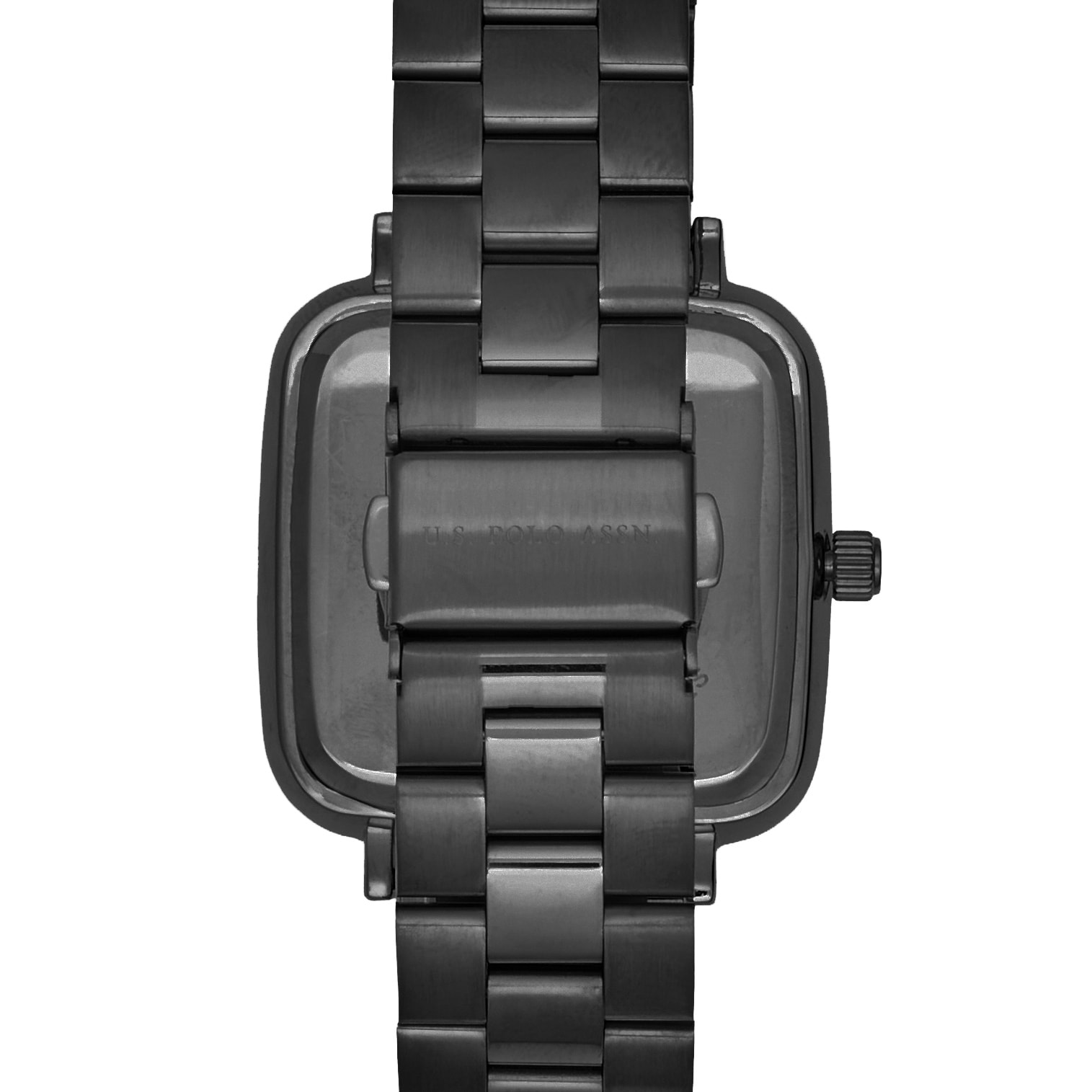 Orologio U.S. Polo Assn. in acciaio inossidabile con placcatura nera IP