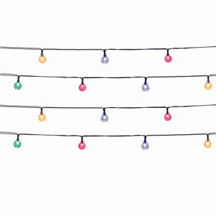 2 Guirlande solaire FESTY 20 Boules 5.8M