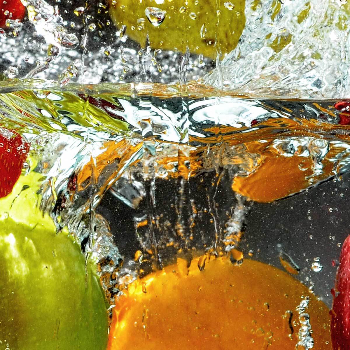 Tableau cocktail de fruits h2o , 80x50cm Toile imprimée