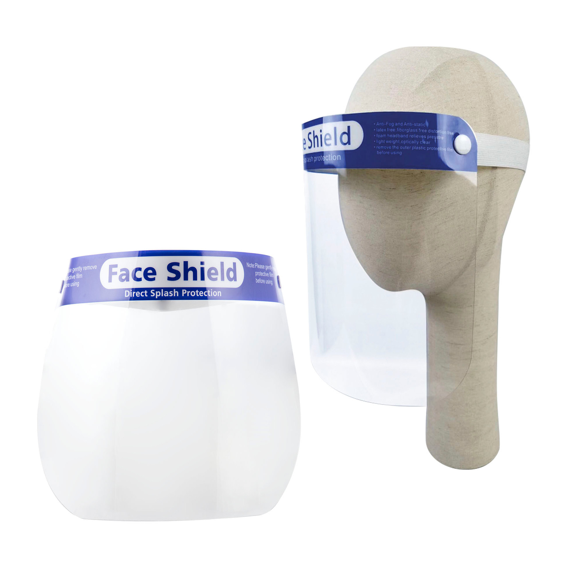 Visire de protection de visage paquet de 2