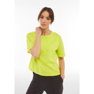 T-shirt da donna comfort fit in jersey leggero