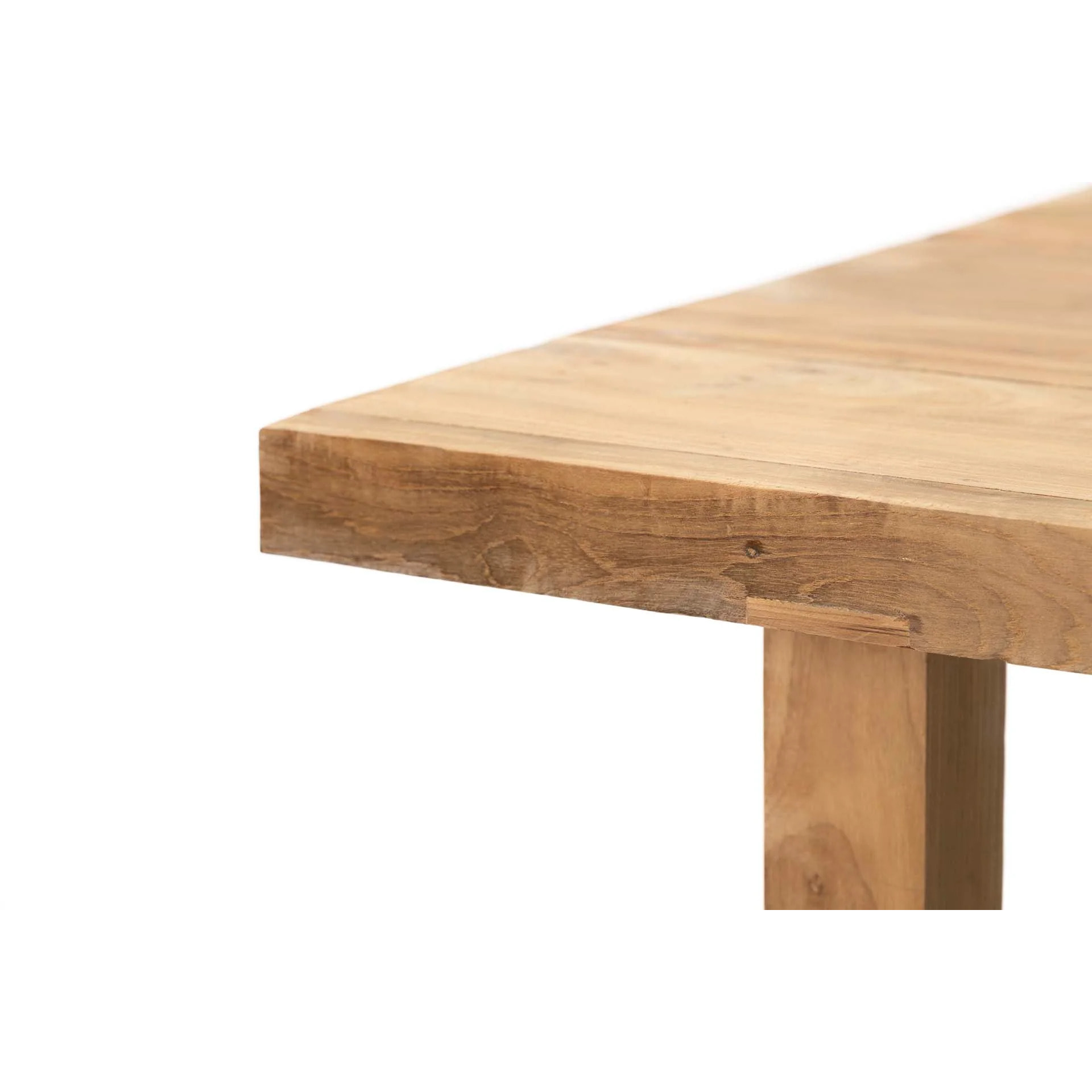 Mesa Comedor Madera Natural 220x80x75 Cm