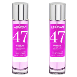 Caravan fragancias set de 2 frascos perfume de mujer nº47, de 150 ml