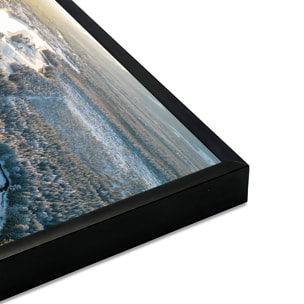 Affiche encadrée Loup artistique affiche encadrée Affiche + cadre en métal - Noir