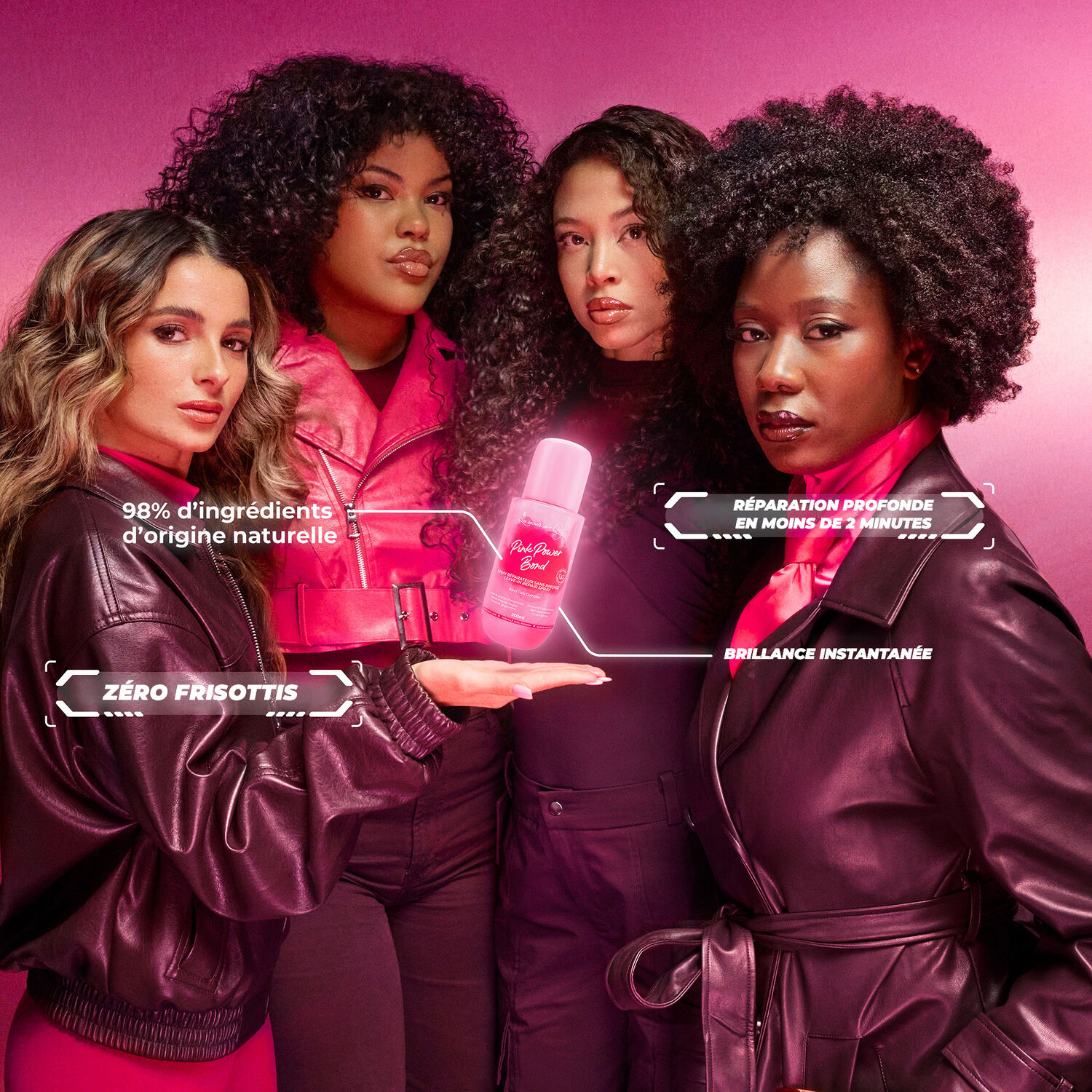 Pink Power Bond - Spray Réparateur Sans Rinçage 200ml