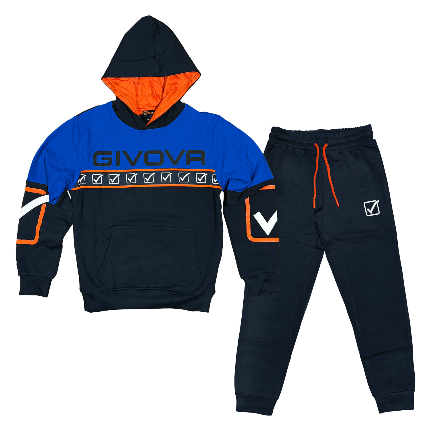 Tuta Ragazzo GIVOVA 8 / 16 Anni Cotone Felpato Invernale