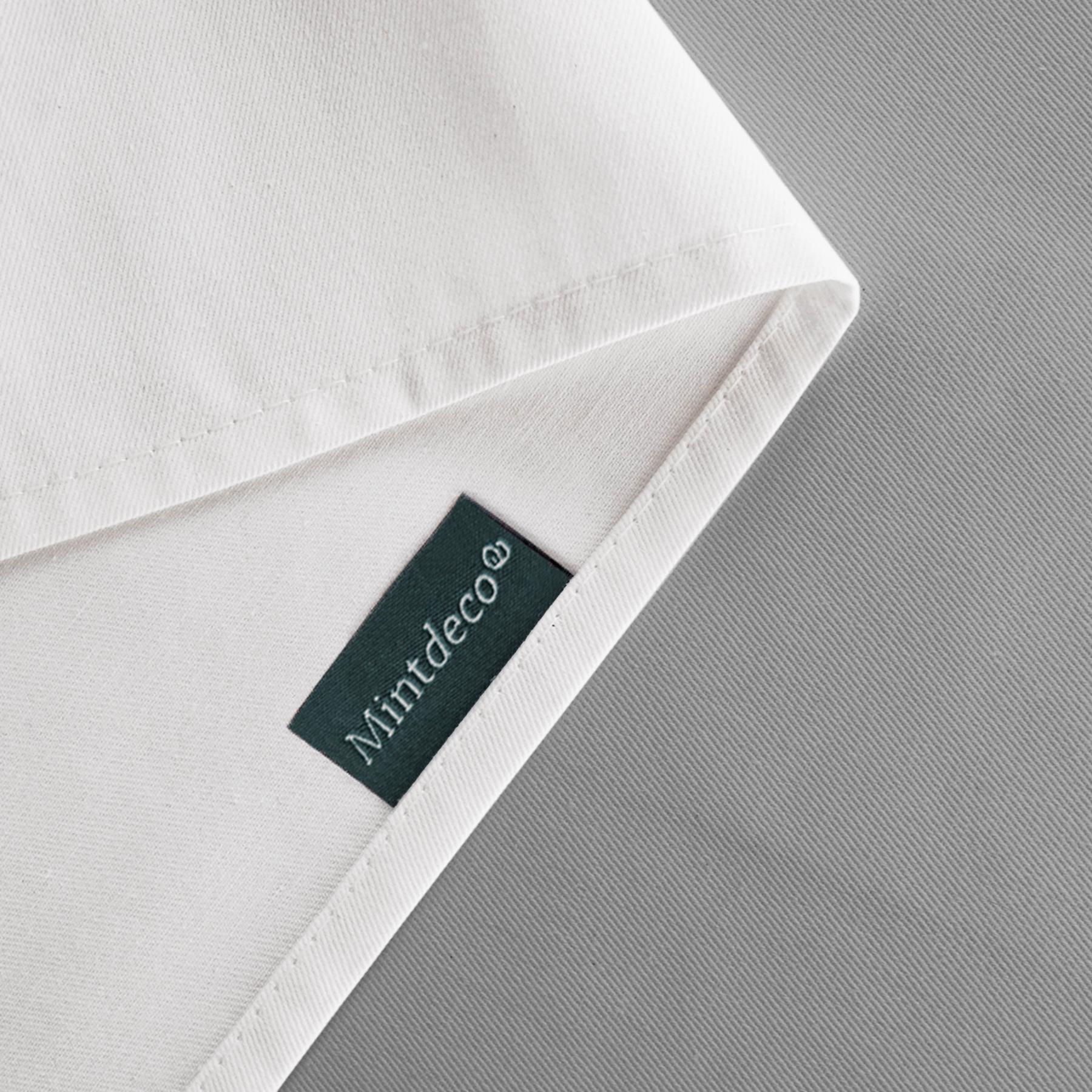 Nappe anti-taches DUO GRIS - en 100 % coton