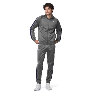 Kappa - Pantaloni Uomo Grigio - 222 Banda Rastoria Slim
