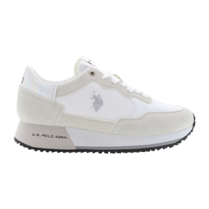 U.S. Polo Assn. - Sneakers SACHA005WDSN2 in camoscio per donna