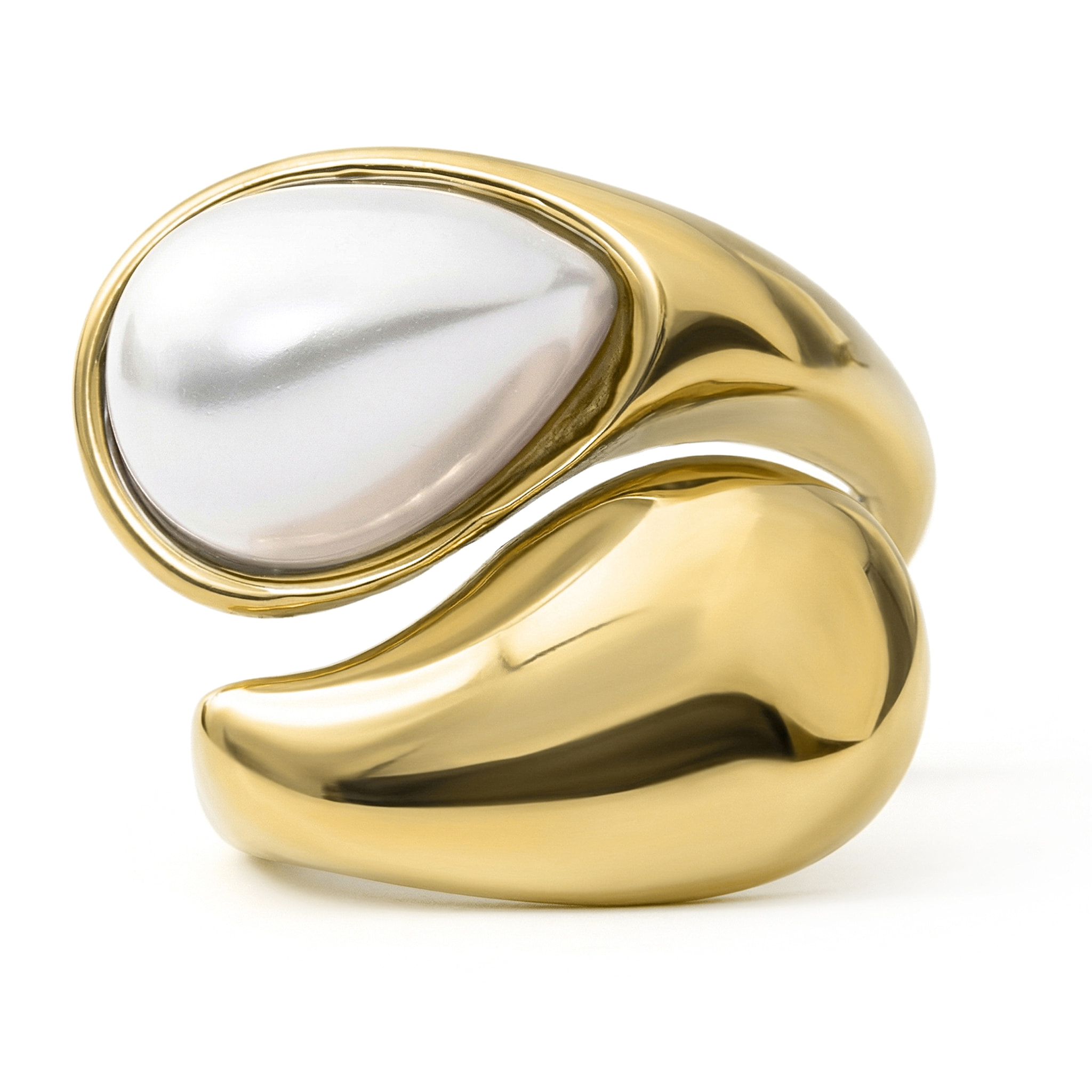 Anillo Dehan acabado oro amarillo 18k